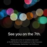 Appleが9月7日にイベントにてiPhone7を発表！