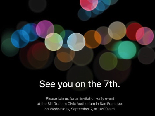 Appleが9月7日にイベントにてiPhone7を発表！