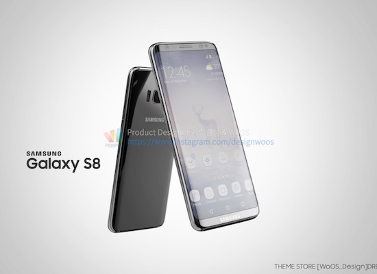 【最新版！】Galaxy S8とGalaxy S8+のレンダー画像！