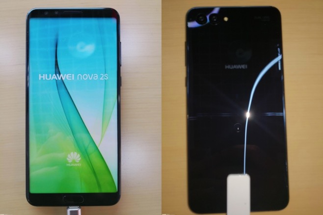 Huawei Nova 2sの実機画像と一部スペックがリーク！ベゼルレスでメモリ6GB搭載！